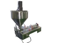 Paste filling machine with piston pump