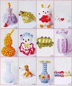 Plastic toys and handicrafts