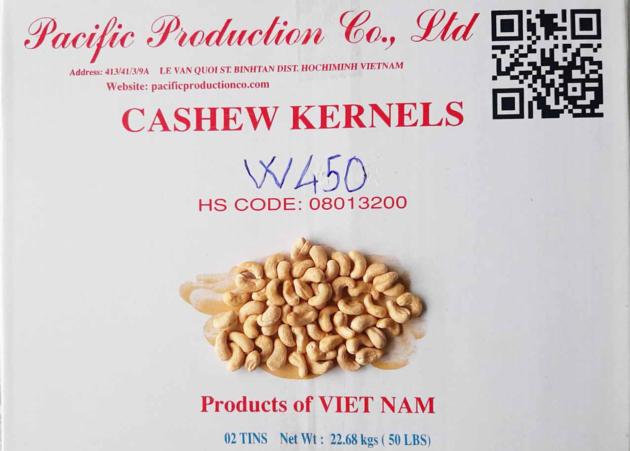 Cashewnut Kernels Vietnam WW450