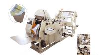 6KW high speed 60 - 300pcs / min food paper bag making machine for paper with 30-100 gsm