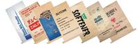 PP woven, glue material brown, white moisture proof kraft poly paper bag
