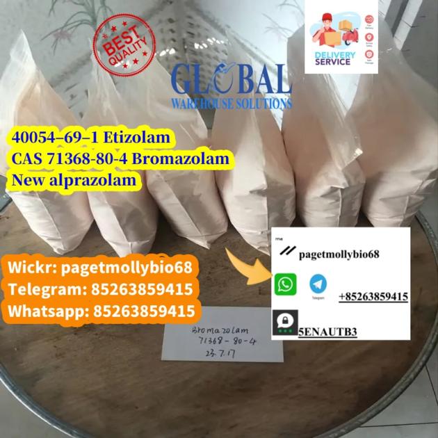 High quality Bromazolam CAS 71368-80-4,Alprazolam,Etizolam with best vendor price!