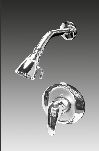 wall installed faucet