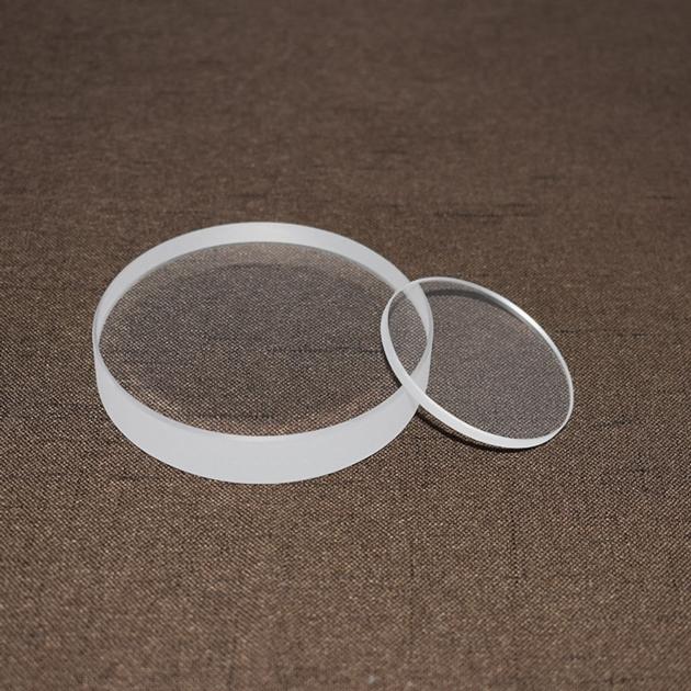 Transparent boiler sight glass round high temperature resistant quartz glass disc