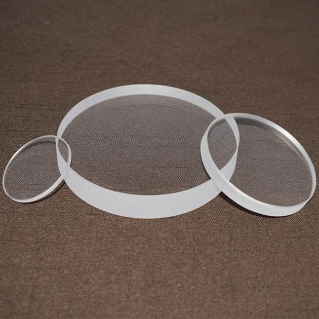 High quality transparent quartz glass disc polished disc for uv filtering