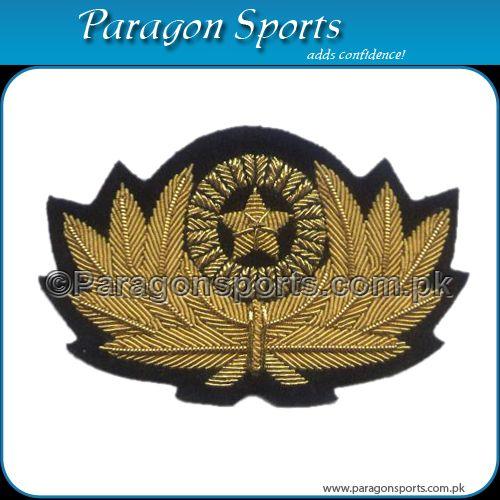 Handmade Bullion Wire Cap Badges PS