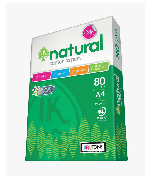 IK Natural A4 80 gsm office paper