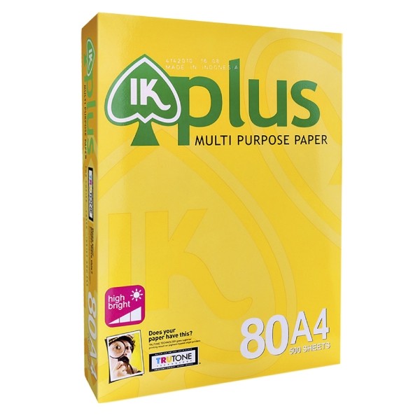 IK Plus A4 80 Gsm Paper