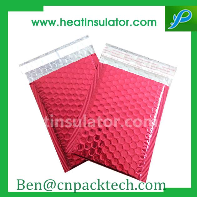 Moisture Excellent Sealing Metallic Foil Bubble Envelopes For Shipping