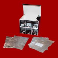 Aluminum foil nail remover wraps