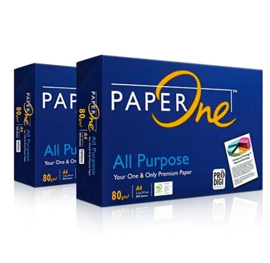 Paper one A4 80,75,70 gr for office supply