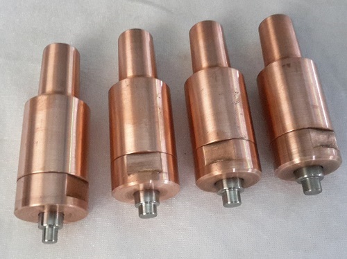 Projection welding electrodes