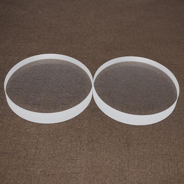 Clear quartz round glass discs fused quartz plate silica glass