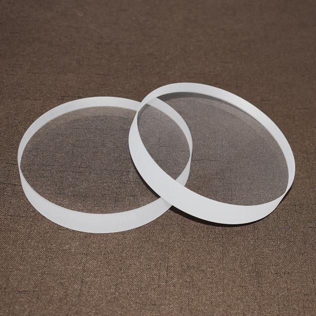 Clear Round Glass Discs Fused Silica