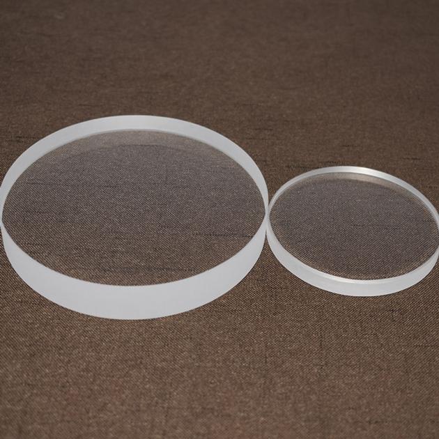 Clear Round Glass Discs Fused Silica