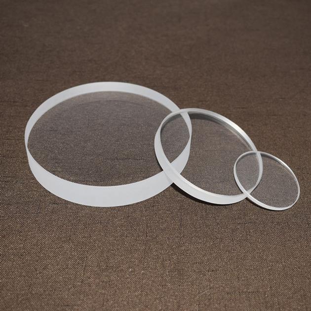 Clear Round Glass Discs Fused Silica