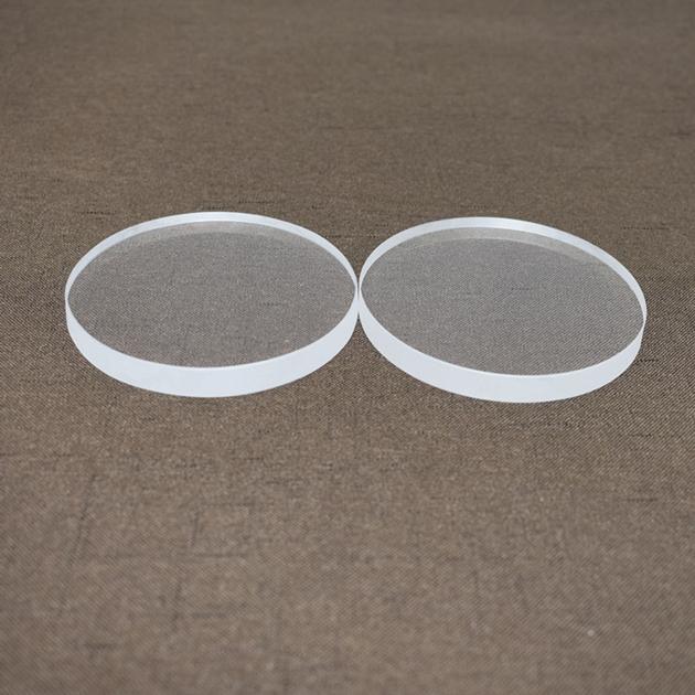 clear round glass discs fused silica glass sheet for industrial