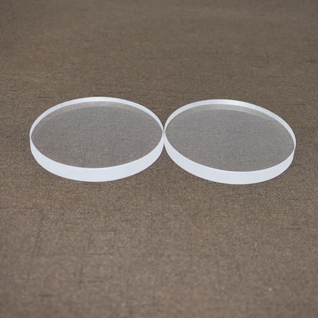 clear round glass discs fused silica glass sheet for industrial