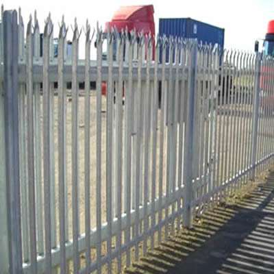 Galvanised Palisade Fencing