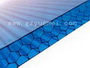 Multiall polycarbonate sheet,hollow sheet for roofing greenhouse sidewall