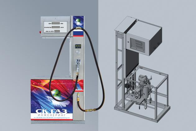LPG dispenser Single  type LPGK-220 F