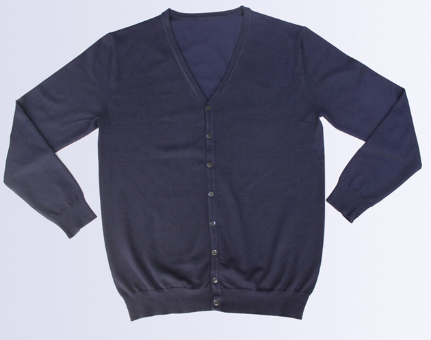 2015 Promotional Special Design man Cardigan 100% cotton knitted sweaters
