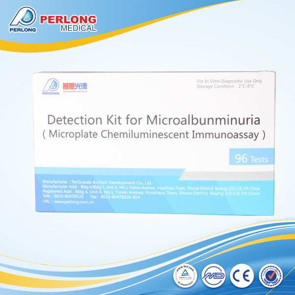 Rapid albumin test kit