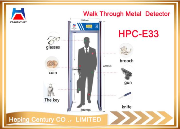 Security gate door frame walk through security gates metal detector