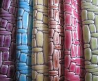 PVC bag leather with fashion design