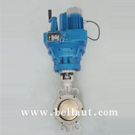 Electric control butterfly valve,centre line wafer type