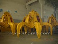 Electro-hydraulic orange peel grab