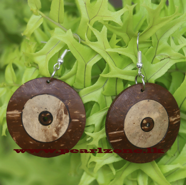 Coconut Shell Earrings