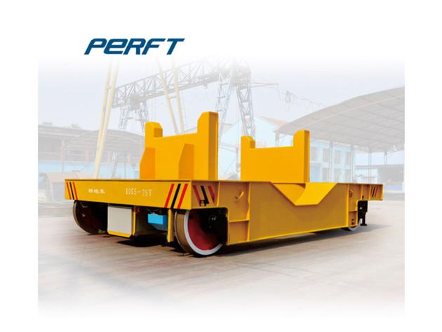 heavy load electric smelter ladle transfer rail trolley