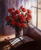 flower oil painting