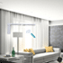 Motorized curtain with DC motor