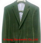 Nylon-Polyester Velvet Blazer