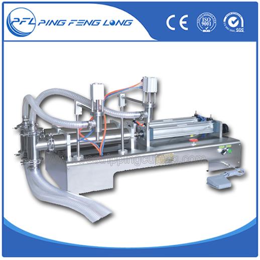 PFL-200GY Semi Automatic Double Nozzles Liquid Filling Machine