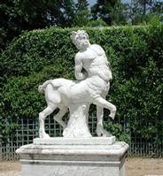 Marble Carved Outdoor Lion Horse Eagles