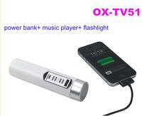 3in1 Power Bank+ Music player+ flashlight