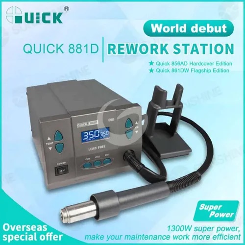 QUICK 881D lead-free hot air gun rework station 