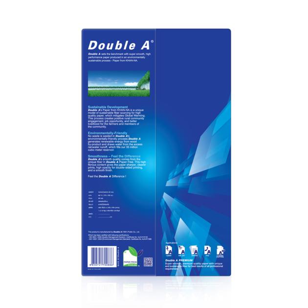 Double A Premium 100% Wood Pulp A4 Copy Paper 80 GSM