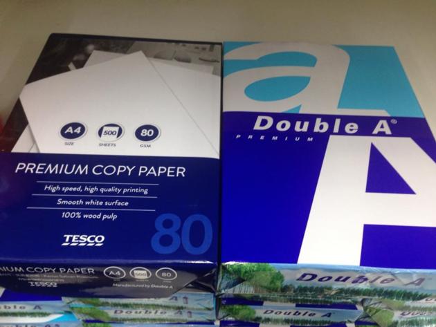 Double A Premium 100 Wood Pulp