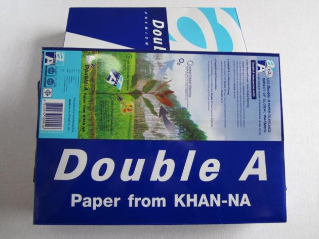 Double A Premium 100 Wood Pulp