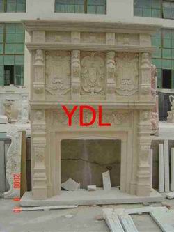 fireplace mantel