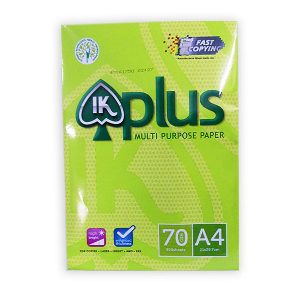 IK PLUS A4 Copy Paper 80gsm