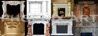 Hand Carved Marble Fireplace 