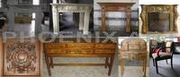 Carved Wooden Furniture Fireplace