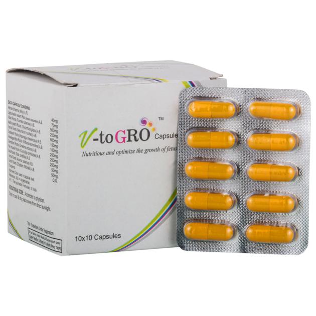 V-toGRO Capsules - Nutritious and Optimizes Growth of fetus