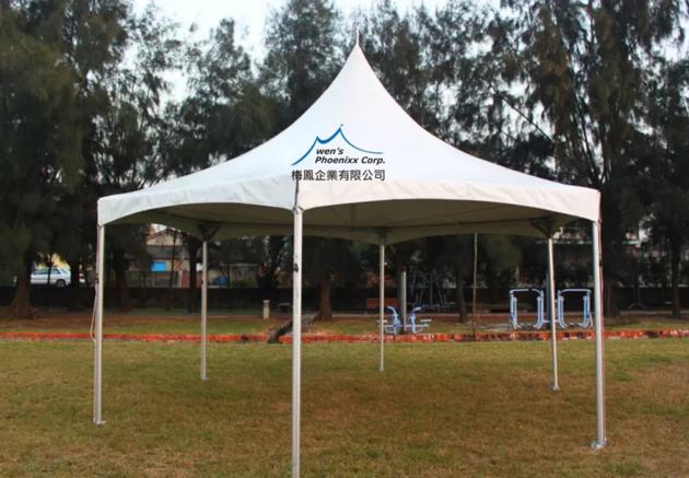 Hexagon Gazebo Cross Cable Tent