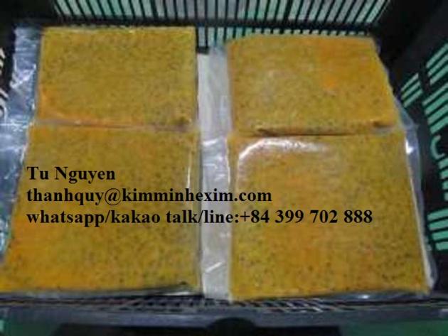 FROZEN PASSION FRUIT PUREE EXPORT FOR